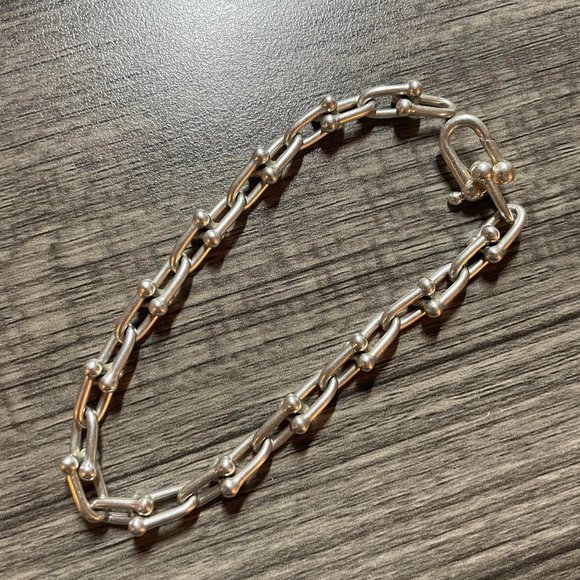 Tiffany & Co HardWear Medium Link Sterling Silver Bracelet - Picture 1 of 4